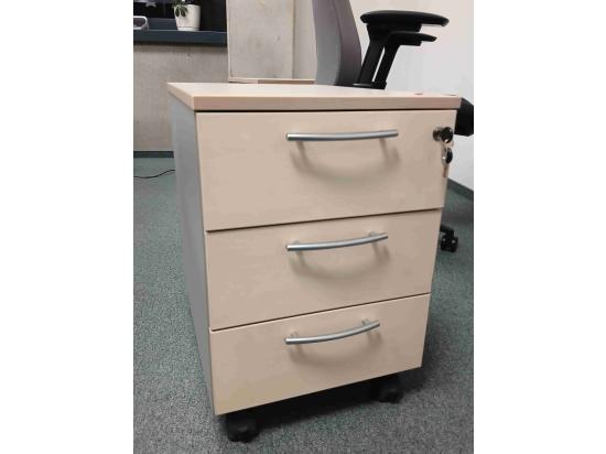 Kontenerek na kółkach 44x60 Drewnopodobny