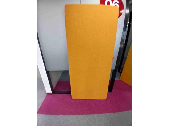 Panel Akustyczny Wolnostojący 80x183 cm Żółty