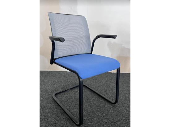 Krzesło Konferencyjne Steelcase (Niebieskie siedzisko)