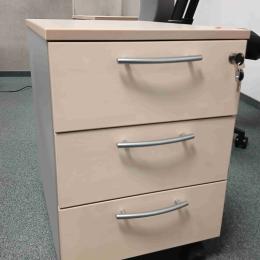 Kontenerek na kółkach 44x60 Drewnopodobny