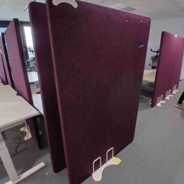 Panel Akustyczny Wolnostojacy Bordowy