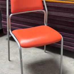 Krzesło Kuchenne Pomarańczowe